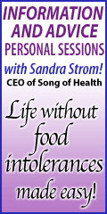 Get one on one advice for your Food Intolerances from Sandra Strom
